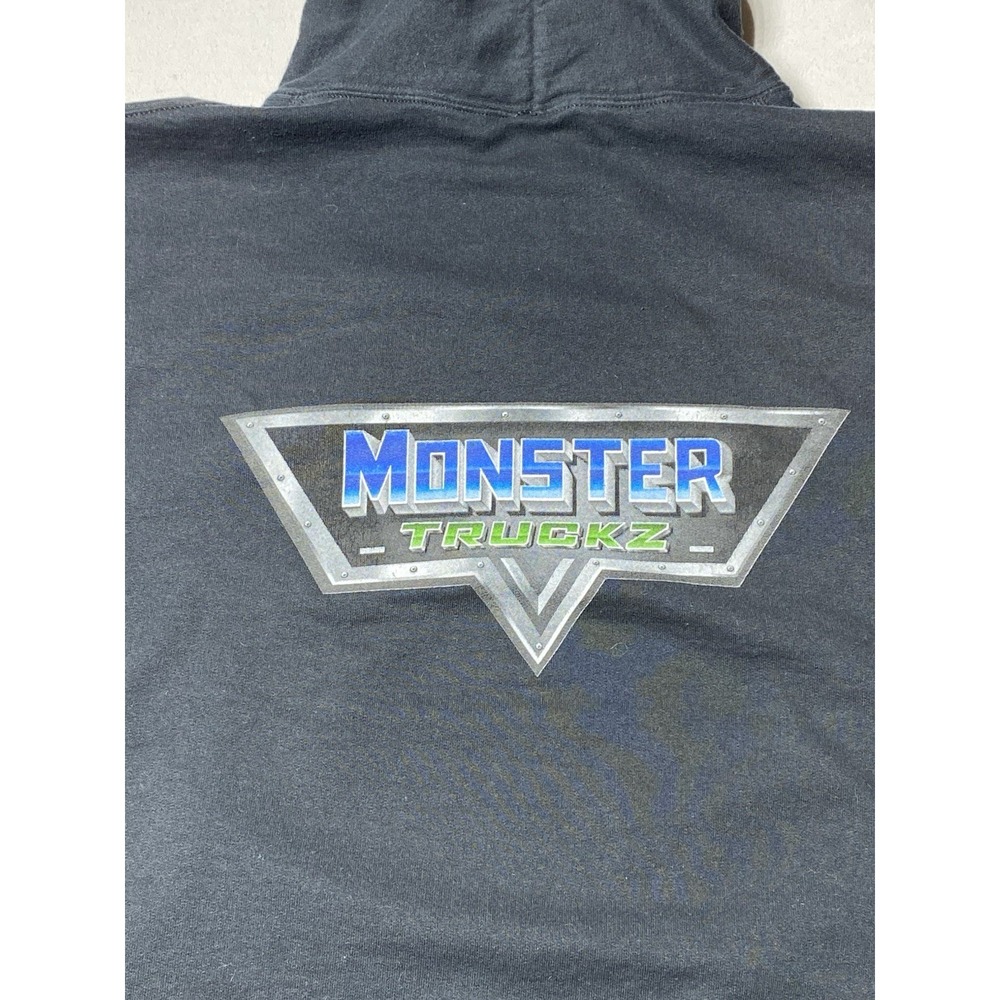 Monster Truckz Hoodie Men's 2XL Black Graphic Monster Truck Pullover - Picture 7 of 7